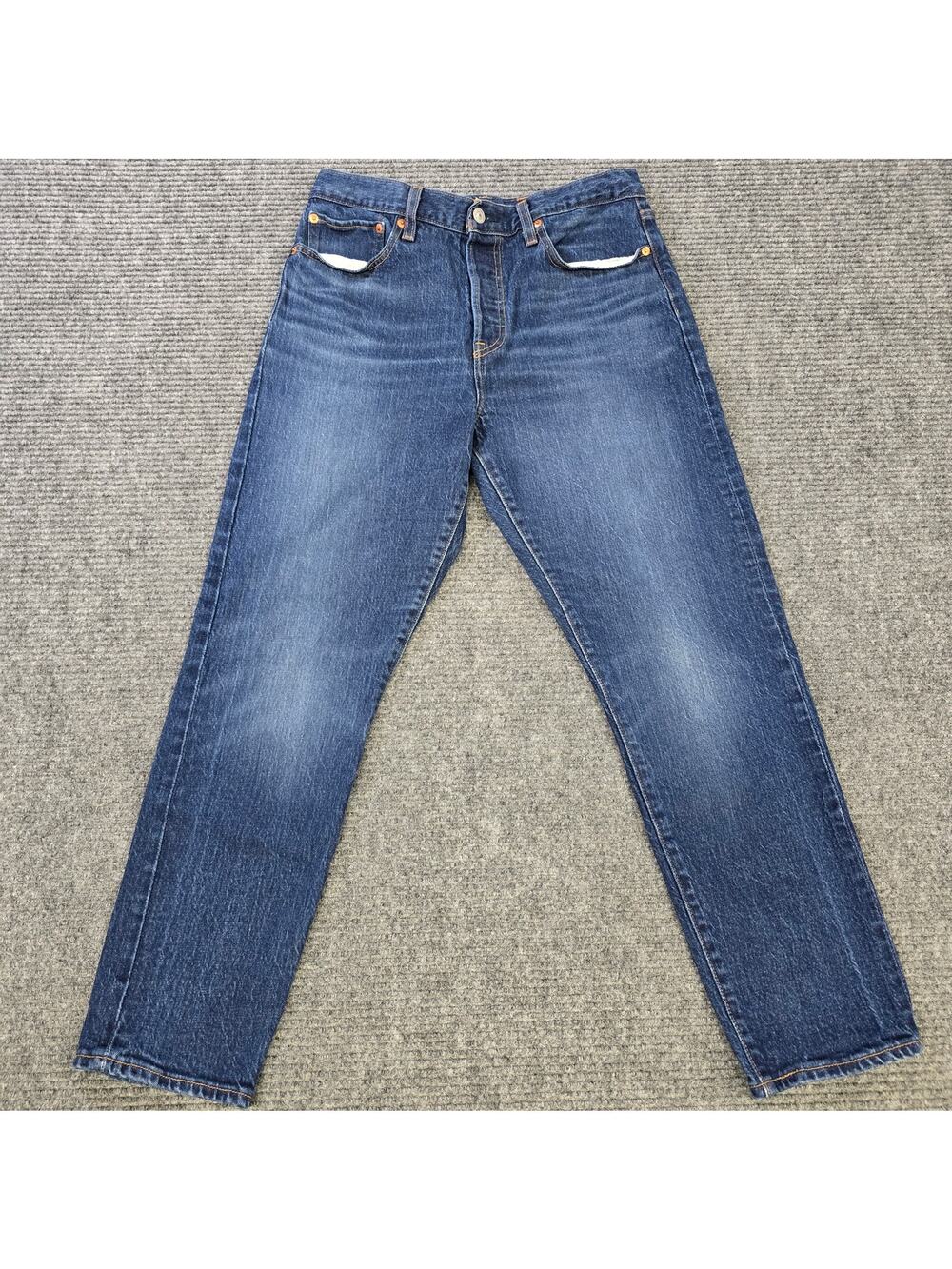 Levi's Premium Wedgie Jeans Womens 31x28 Blue High Rise Straight Button Fly